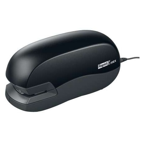 RAPID 20EX FIXATIV GRAPADORA ELECTRICA DE SOBREMESA - HASTA 20 HOJAS - UTILIZA GRAPAS 24/6 Y 26/6 - NEGRO