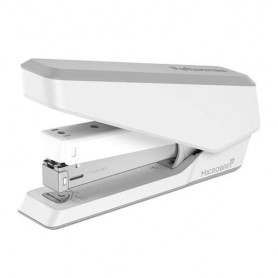 FELLOWES LX850 GRAPADORA CON PROTECCION MICROBAN - HASTA 25 HOJAS - QUITAGRAPAS EXTRAIBLE - VISOR DE GRAPAS - BLANCO