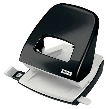 PETRUS 62 WOW TALADRO PERFORADOR 2 ORIFICIOS - HASTA 30 HOJAS - FACIL VACIADO - FORMATO A4, A5, A6, FOLIO, US-QUART, 8 X 8 X 8 C