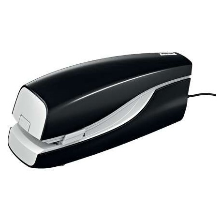 PETRUS E-120 CONTACTLESS GRAPADORA ELECTRICA - HASTA 20 HOJAS - GRAPADO PLANO - UTILIZA GRAPAS 22/6-24/6-26/6 - NEGRO