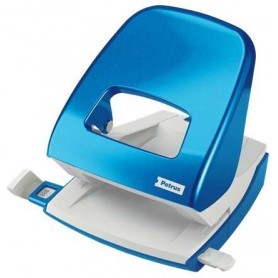 PETRUS 62 WOW TALADRO PERFORADOR - HASTA 30 HOJAS - MARCAS DE FORMATO - PUNZONES 5.5MM - AZUL