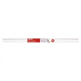 APLI PIZARRA BLANCA ADHESIVA EN ROLLO 675X1000 - FACIL DE CORTAR Y PEGAR - IDEAL PARA PRESENTACIONES Y NOTAS - BLANCO