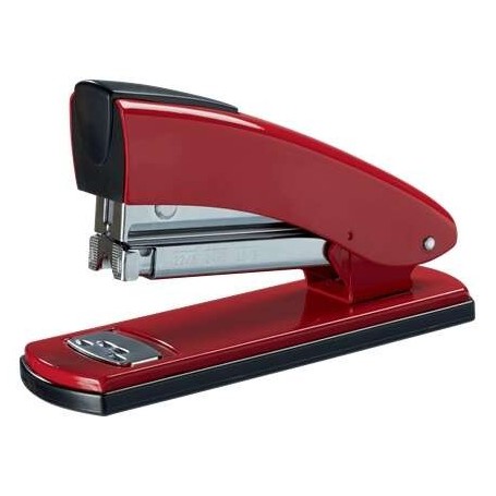 PETRUS 2001 GRAPADORA METALICA RETRO - HASTA 30 HOJAS - GRAPADO CERRADO, ABIERTO Y CLAVADO - ROJO
