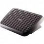 FELLOWES REPOSAPIES AJUSTABLE ERGONOMICO - SUPERFICIE ESTILO MASAJE - 2 AJUSTES DE ALTURA - NEGRO