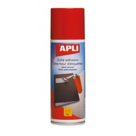 APLI SPRAY QUITA ADHESIVO 200ML - ELIMINA FACILMENTE RESIDUOS DE ADHESIVO Y PEGAMENTO EN MADERA, CERAMICA, CRISTAL, METAL Y PLAS