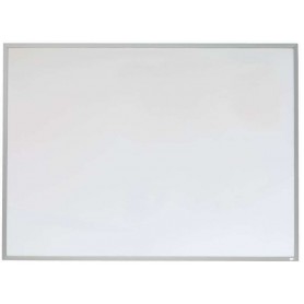 NOBO PIZARRA BLANCA MAGNETICA PEQUEÑA CON MARCO DE ALUMINIO 585X430MM - BORRADO EN SECO - ALMOHADILLAS ADHESIVAS - IDEAL PAR