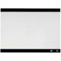 NOBO PIZARRA BLANCA MAGNETICA PEQUEÑA CON CLIP PARA NOTAS 430X580MM - DISEÑO SIN MARCO - FUNCIONES DE GANCHO - BLANCO