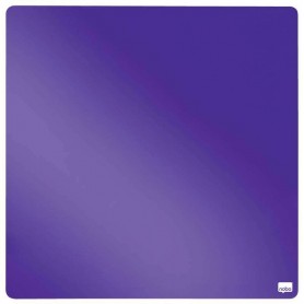 NOBO TILE MINI PIZARRA MAGNETICA 360X360MM - SIN MARCO - ALMOHADILLAS ADHESIVAS E IMANES - DISEÑO CREATIVO Y COLORIDO - VIOL