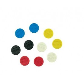 NOBO PACK DE 10 IMANES MAGNETICOS PARA PIZARRA BLANCA - 24MM -ES SURTIDOS