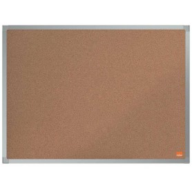 NOBO ESSENCE TABLERO DE ANUNCIOS DE CORCHO 600X450MM - MONTAJE EN ESQUINAS - SUPERFICIE DE CORCHO - MARCO DE ALUMINIO ANODIZADO 