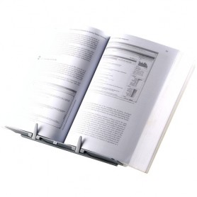 FELLOWES ATRIL PARA LIBROS AJUSTABLE CON CLIPS - 9 AJUSTES DE ALTURA - BASE ANTIDESLIZANTE Y PLEGABLE - CAPACIDAD PARA 400 HOJAS