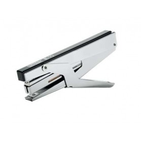 RAPID E10 GRAPADORA DE TENAZA - HASTA 15 HOJAS - PARA GRAPAS Nº10 - GRAPADO CERRADO - CROMADO/NEGRO