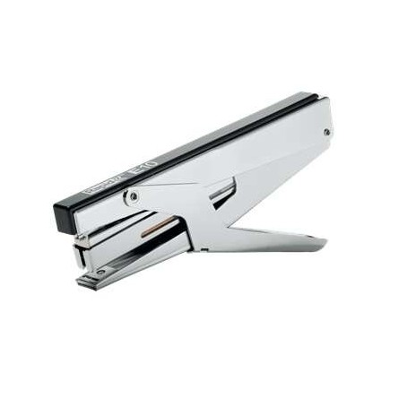 RAPID E10 GRAPADORA DE TENAZA - HASTA 15 HOJAS - PARA GRAPAS Nº10 - GRAPADO CERRADO - CROMADO/NEGRO