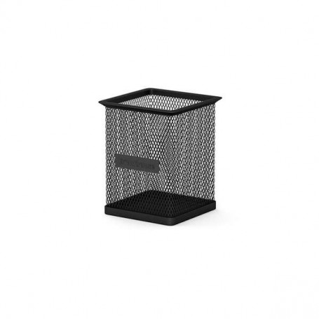 ERICHKRAUSE COMPASS CLASSIC PORTALAPICES CUADRADO 80×80×95MM - ELABORADO EN ACERO INOXIDABLE - NEGRO