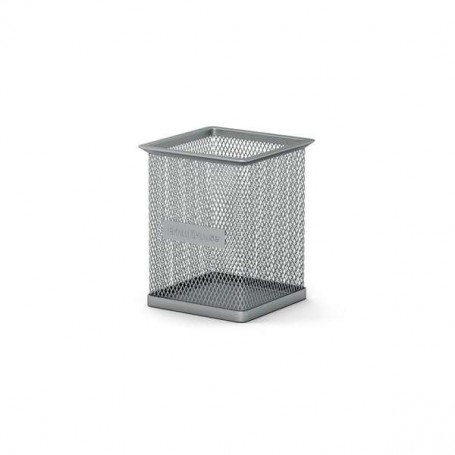 ERICHKRAUSE COMPASS CLASSIC PORTALAPICES CUADRADO 80×80×95MM - ACERO INOXIDABLE CALADO - PLATA