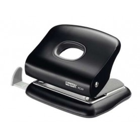 RAPID FC20 TALADRO PERFORADOR - HASTA 20 HOJAS - FACIL VACIADO - PUNZONES 5.5MM - NEGRO
