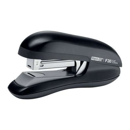 RAPID F30 GRAPADORA DE SOBREMESA - HASTA 30 HOJAS - PARA GRAPAS 24/6 Y 26/6 - GRAPADO PLANO - NEGRO