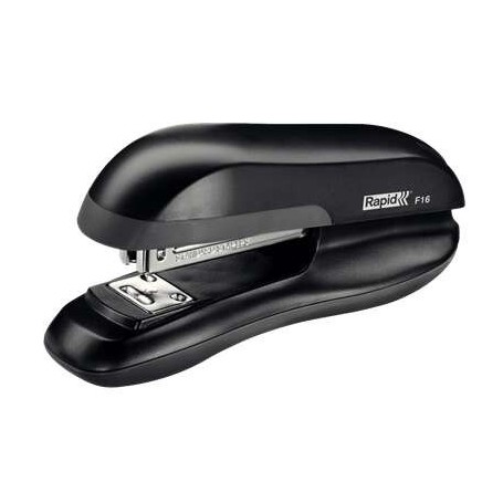 RAPID F16 GRAPADORA DE SOBREMESA - HASTA 30 HOJAS - GRAPADO ABIERTO, CERRADO Y CLAVADO - NEGRO