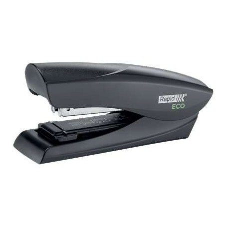 RAPID ECO GRAPADORA DE SOBREMESA 24/6, 26/6 - GRAPA HASTA 25 HOJAS - GRAPADO PLANO Y CLAVADO - FABRICADO CON UN 74% DE PLASTICO 