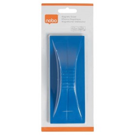 NOBO BORRADOR MAGNETICO PARA PIZARRA BLANCA - IMAN INTEGRADO - AZUL