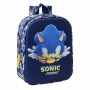 SAFTA SONIC MOCHILA GUARDERIA 3D DE 6L - ASA DE MANO SUPERIOR - ASAS REGULABLES Y ACOLCHADAS - CIERRE DE CREMALLERA - 22X27X10CM