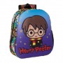 SAFTA HARRY POTTER MOCHILA 3D - ASA DE MANO - PORTABOTELLAS LATERAL - 27X33X10CM - AZUL