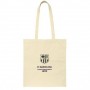 SAFTA F.C.BARCELONA TOTE BAG BOLSA DE TELA - 38X42CM - BLANCO