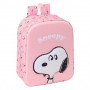SAFTA SNOOPY MOCHILA GUARDERIA 3D DE 6L - ASA DE MANO SUPERIOR - ASAS REGULABLES Y ACOLCHADAS - CIERRE DE CREMALLERA - 22X27X10C