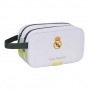 SAFTA REAL MADRID NECESER DE 5L PORTATODO - 2 COMPARTIMENTOS - ASA DE MANO - CIERRE DE CREMALLERA - 26X15X12.5CM - BLANCO Y NEGR