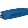DOHE COLOUR VIBES PORTATODO CUADRADO - CIERRE CON CREMALLERA Y TIRADOR DE GOMA - AZUL