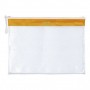 DOHE BOLSA CREMALLERA PVC - 32X24CM - IDEAL PARA DOCUMENTOS A4