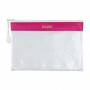 DOHE BOLSA CREMALLERA PVC - 24X17.5MM - RESISTENTE AL AGUA - IDEAL PARA DOCUMENTOS A5
