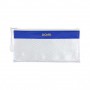 DOHE BOLSA APAISADA TAMAÑO 22X11CM - FABRICADA EN PVC - RESISTENTE AL AGUA - IDEAL PARA VIAJES - CIERRE DE CREMALLERA - BAND