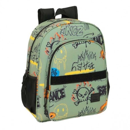 SAFTA GRAFFITI ZONE MOCHILA - ADAPTABLE A CARRO - BOLSILLOS LATERALES - DOBLE TIRADOR - HOMBRERAS ACOLCHADAS - BOLSILLO FRONTAL 