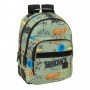 SAFTA GRAFFITI ZONE MOCHILA CON 2 COMPARTIMENTOS - ANTIROZADURAS - ADAPTABLE A CARRO - BOLSILLO FRONTAL - PORTABOTELLAS - TIRADO