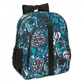 SAFTA GRAFFITI GO MOCHILA - ADAPTABLE A CARRO - BOLSILLOS LATERALES - DOBLE TIRADOR - HOMBRERAS ACOLCHADAS - ASA SUPERIOR - GRAN