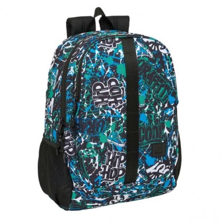 SAFTA GRAFFITI GO MOCHILA ADAPTABLE A CARRO - PORTABOTELLAS - DOS COMPARTIMENTOS GRANDES - TIRADOR DOBLE - HOMBRERAS ERGONOMICAS