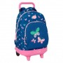 SAFTA BLACKFIT8 MARIPOSAS MOCHILA CON CARRO - EXTRAIBLE - BOLSILLO FRONTAL - PORTABOTELLAS - TIRADOR DOBLE - HOMBRERAS ACOLCHADA