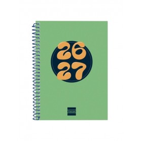 FINOCAM COOL AGENDA ESCOLAR 26/27 - SEMANA VISTA HORIZONTAL - FORMATO 8º - 120X164MM - TAPAS DE CARTON FORRADO - PAPEL DE 80G/M