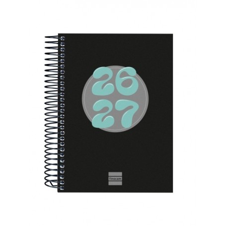 FINOCAM COOL AGENDA ESCOLAR 26/27 - 1 DIA POR PAGINA - FORMATO 8º - 120X164MM - TAPAS DE CARTON FORRADO - PAPEL DE 80G/M2 - ESP