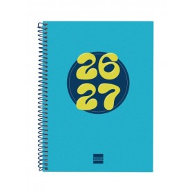 FINOCAM COOL AGENDA ESCOLAR 26/27 - SEMANA VISTA HORIZONTAL - FORMATO 4º - 155X212MM - TAPAS DE CARTON FORRADO - PAPEL DE 80G/M