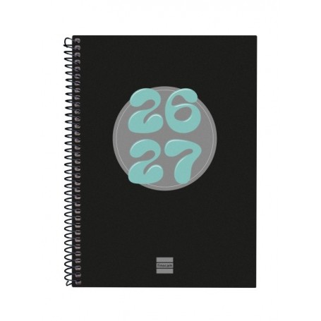 FINOCAM COOL AGENDA ESCOLAR 26/27 - SEMANA VISTA HORIZONTAL - FORMATO 4º - 155X212MM - TAPAS DE CARTON FORRADO - PAPEL DE 80G/M