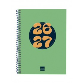 FINOCAM COOL AGENDA ESCOLAR 26/27 - SEMANA VISTA HORIZONTAL - FORMATO 4º - 155X212MM - TAPAS DE CARTON FORRADO - PAPEL DE 80G/M