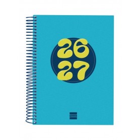 FINOCAM COOL AGENDA ESCOLAR 26/27 - 1 DIA POR PAGINA - FORMATO 4º - 155X212MM - TAPAS DE CARTON FORRADO - PAPEL DE 80G/M2 - ESP