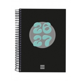 FINOCAM COOL AGENDA ESCOLAR 26/27 - 1 DIA POR PAGINA - FORMATO 4º - 155X212MM - TAPAS DE CARTON FORRADO - PAPEL DE 80G/M2 - ESP