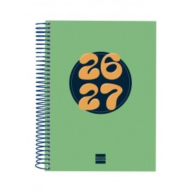 FINOCAM COOL AGENDA ESCOLAR 26/27 - 1 DIA POR PAGINA - FORMATO 4º - 155X212MM - TAPAS DE CARTON FORRADO - PAPEL DE 80G/M2 - ESP