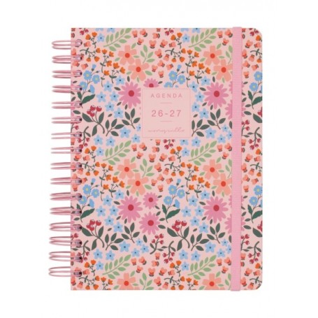 FINOCAM MONIQUILLA AGENDA ESCOLAR 26/27 - 1 DIA POR PAGINA - FORMATO E10 - 155X212MM - TAPA DURA - PAPEL DE 80G/M2 - ESPIRAL MET