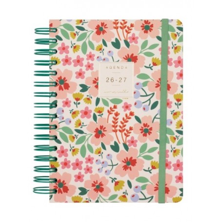 FINOCAM MONIQUILLA AGENDA ESCOLAR 26/27 - 1 DIA POR PAGINA - FORMATO E10 - 155X212MM - TAPA DURA - PAPEL DE 80G/M2 - ESPIRAL MET