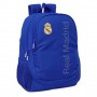 SAFTA REAL MADRID MOCHILA ADAPTABLE A CARRO - PORTABOTELLAS - DOS COMPARTIMENTOS GRANDES - DOBLE CREMALLERA - HOMBRERAS ERGONOMI