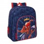 SAFTA SPIDER-MAN MOCHILA - ADAPTABLE A CARRO - PORTABOTELLAS - DOBLE TIRADOR EN CREMALLERA - HOMBRERAS ERGONOMICAS ACOLCHADAS - 
